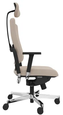 xenium drehstuhl uph freework 3d vollpolster 4d armlehne kopfstuetze seitenansicht.webp