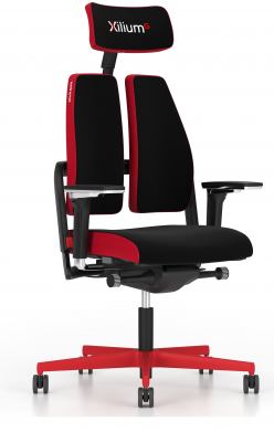 Xilium Duo Back Gaming Chair Red