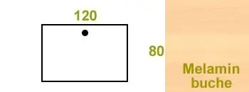 120x80 buche Melamin