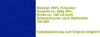 Stoff 26396 mittelblau