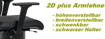 Armlehne 2D+ Höhe, Tiefe, - schwenkbar