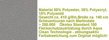 Stoff Aqua Clean hellgrau 30464