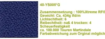 Extreme ys005*G blau  Stoff