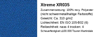 Extreme XR035 blau Stoff