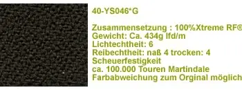 Extreme ys046*G blau dunkelgrau  Stoff