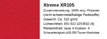 Extreme XR105 rot Stoff