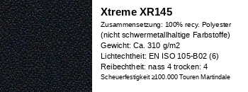 Extreme XR145 schwarz Stoff