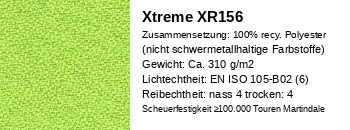 Extreme XR156 limette Stoff