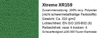 Extreme XR159 grün Stoff