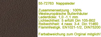 Nappaleder 72763 Leder mokka