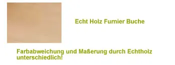 Echt Holz Furnier Buche