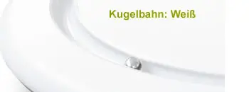 Kugelbahn - Kunststoff - weiß