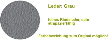 Leder - grau