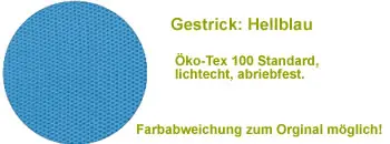 Stoffbezug - hellblau