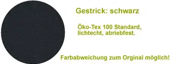 Stoffbezug - schwarz