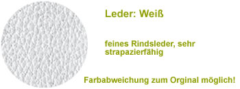 Leder - weiß