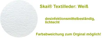 Textilleder - weiß