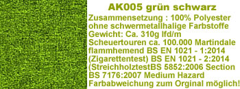ak005-grün-schwarz Stoff