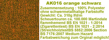 ak016-orange-schwarz  Stoff