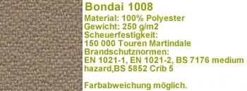 Bondai Stoff schlamm 1008
