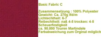 Basic Stoff C29 dunkelrot