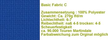 Basic Stoff C6 blau