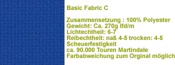 Basic Stoff C6 blau