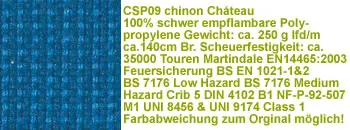 hellblau - mittelblau  csp09 Stoff