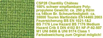 hellgrün - gelb  csp28 Stoff