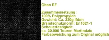 Stoff Oban EF002 dunkelgrau meliert