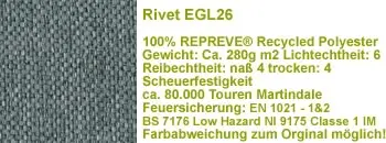 Rivet egl26 Stoff