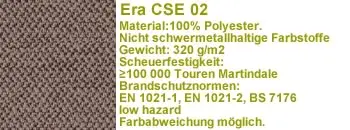 Era Stoff braun/beige  CSE02