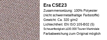 Era Stoff graubraun  CSE23