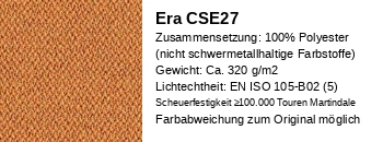 Era Stoff orange  CSE27