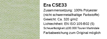 Era Stoff hellgrün  CSE33