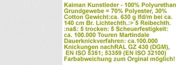 Kaiman Kunstleder KN03 weiß