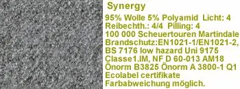 Stoff lds16 (Wolle 95%) 100.000 Scheuert.
