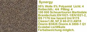 Stoff lds33 (Wolle 95%) 100.000 Scheuert.
