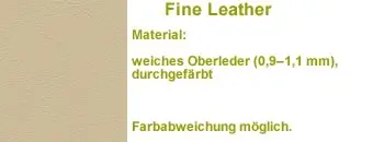 Feines Leder beige LE06