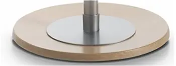 Bodenplatte Buche naturfarbig