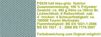 helles blau grün ps039  Stoff