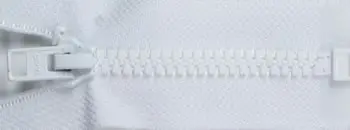 Reißverschluss weiss 100