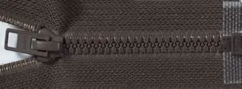 Reißverschluss haselnussbraun 118