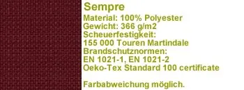 Sempre Stoff dunkles orange sm06