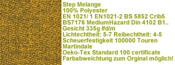 Step Melange Stoff 62057 orange