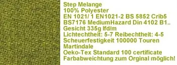 Step Melange Stoff 68119 grün