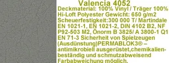 Valencia Kunstleder grau 4052