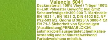 Valencia Kunstleder hellgrün VL5041