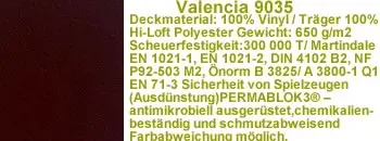 Valencia Kunstleder schwarz VL9035