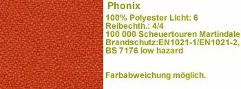 Stoff yp076 orange 100.000 Scheuert.